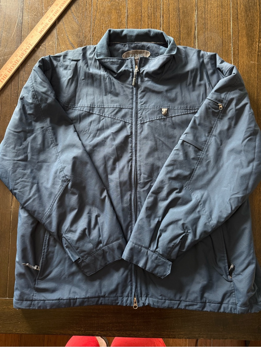 Ariat Rebar XL Navy Nano Insulated Work Jacket Fleece Lined YKK Full Zip Coat